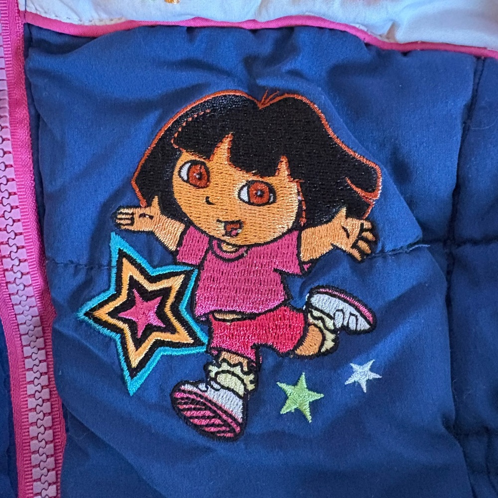 Vintage Y2K 2007 Dora The Explorer Winter Jacket - Picture 5 of 7